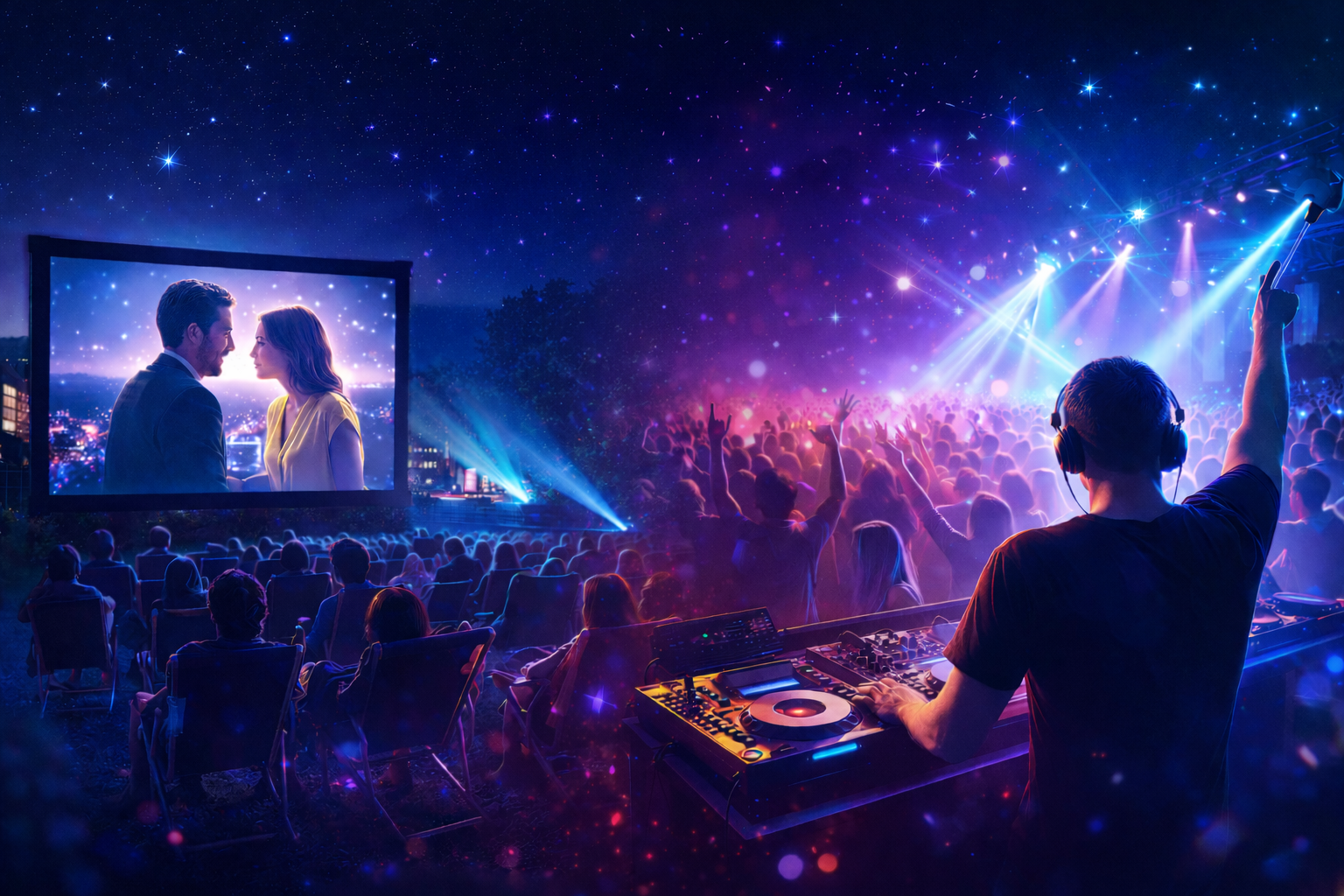 Kino plenerowe z muzyką – La La Kino